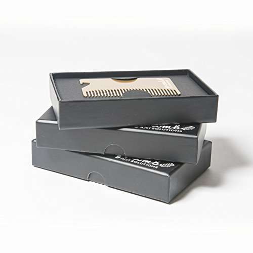 Go-Comb Essential Collection 3-Pack in Gift Boxes - Credit Card Size Combs with Bottle Opener and Mirror 2