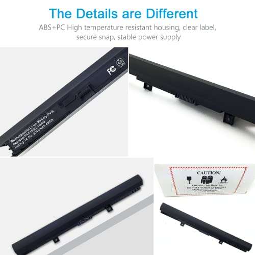 LQM® New Laptop Battery PA5185U-1BRS for Toshiba Satellite C55 C55D C55T L55 L55D L55T C55-B C55-B5299 C55-B5202 PA5186U-1BRS PA5184U-1BRS 5