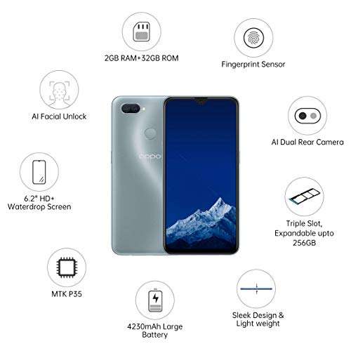 OPPO A11K (Flowing Silver, 2GB RAM, 32GB Storage) With No Cost EMI/Additional Exchange Offers 3