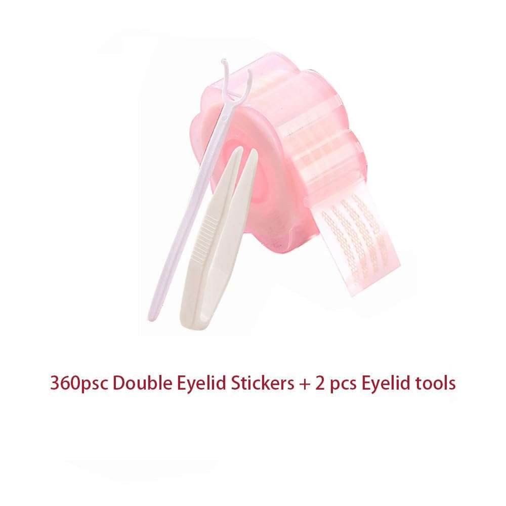 Leadigol Eyelid Tape Invisible Eye Stickers Lift Eye Magic Strips Plum Blossom Shape Invisible Single Sided Double Eyelid Tape Self-Adhesive Eyelid Sticker 3
