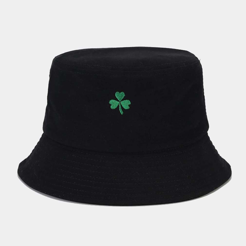 Quanhaigou Shamrock St Patricks Day Party Bucket Hats Unisex Sun Summer Travel Beach Fishing Cap for Men Women Teens 3