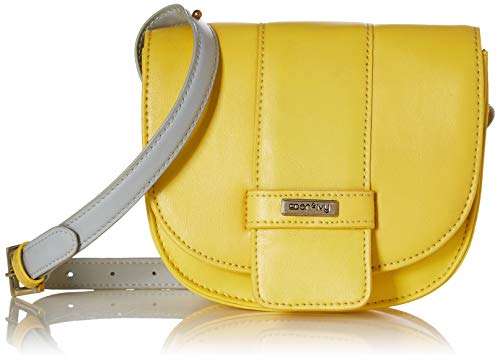 Amazon Brand - Eden & Ivy Women's Sling Bag (Mustard)