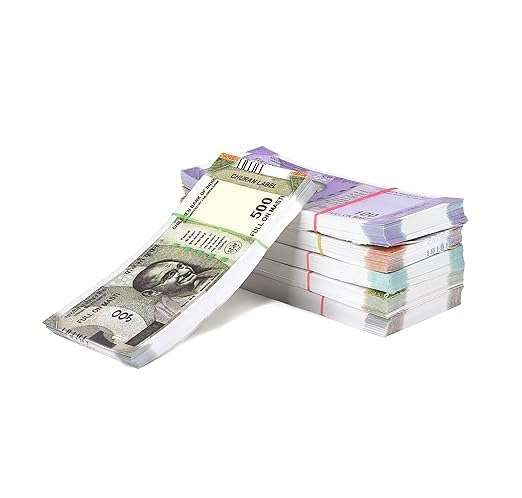Kamak 20 x 6= 120 Playing Indian Currency Fake Notes for Fun Paper Kids churan wale Notes Dummy Notes Currency of 6 Domination (120 Notes), Money Toy for Kids Gag Toy (Multicolor) 4