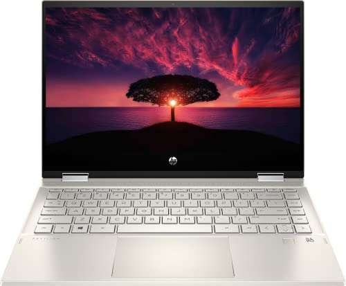 HP Pavilion x360 2-in-1 Convertible Business Laptop, Core i5-1135G7 Up to 4.2GHz, Windows 11 Pro, 16GB RAM 1TB SSD, Fingerprint Reader, Backlit Keyboard, 32GB Tela USB Card, Warm Gold, 14-14.99 in 2