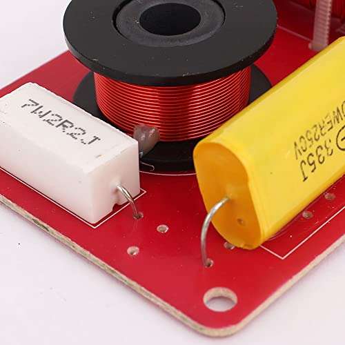 uxcell 2 Pcs 100W 2-Way Speaker System Audio Crossover Filters Frequency Distributor 3