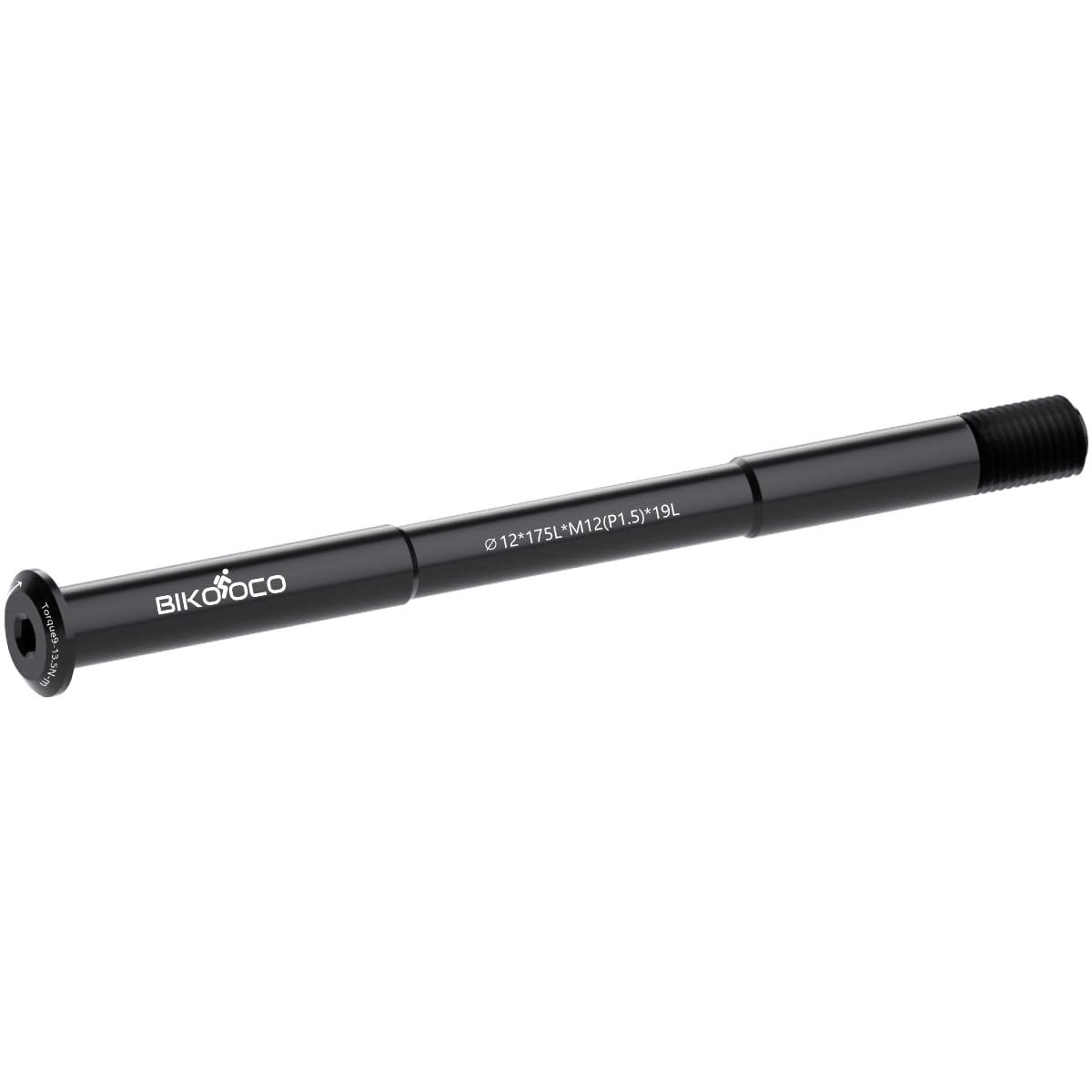 BIKOOCO Bike Wheel Hubs with a Pitch of 1.5 mm Quick Release by Means of an Axle Adapter Booster Fork - 12 mm X 175 mm 1