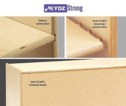 Jonti-Craft KYDZ Suite 1520JCEPW Accordion Panel, E-Height, 24" to 36" Wide, Plywood 3