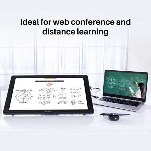 HUION Kamvas 22 Plus QLED Drawing Tablet with Full-Laminated Screen USB-C Connection 140% sRGB Tilt, 21.5 inch Graphics Art Tablet for Artist & Designer, Work with Mac, Windows, Linux & Android Black 6