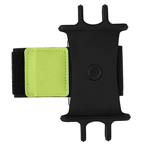 360°Rotatable Exercise Running Forearm Band Cell Phone Holder Case Wristband for iPhone 13, Samsung Galaxy S22 Plus S21 Fe S20 A53 5G A11 A22 A51 A52 Moto E Pixel 6 OnePlus 9 BLU View 2 (Green) 2