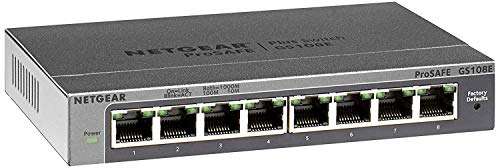 Netgear GS108Ev3 ProSafe - 8-Port Gb, GS108E-300PES 1