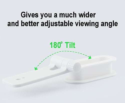 LEFXMOPHY Wall Mount Bracket for Vtech RM5764HD RM5764-2HD / RM7764HD RM7764-2HD VM5463-2 Baby Monitor Cam for Ceiling Mounting Base Stand 2