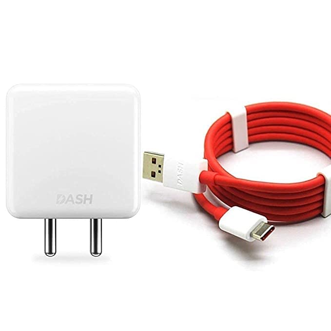 Dash Charger Fast 25W C Type Power Adapter with USB Type C Data Cable Like Mobile Compatible with OnePlus3,3T,5,5T,6,6T,7,8,8pro,Nord(KCL-PR-DC-034)