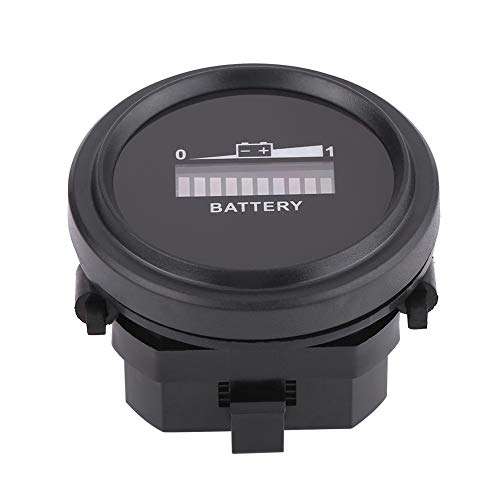 Golfs Cart Battery Indicator 12V/24V/36V/48V/72V LED Digital DC Electricity Indicator Meter DC Battery Gauge Fit for Golfs Cart 3