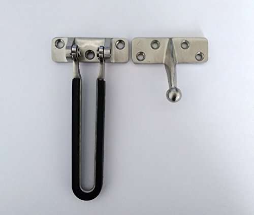 TOGU 3 Pack Solid Thicken Security Door Chain,Gate Latches Swing Bar Door Guard for Home,Bedroom,Apartment,Hotel,Motel,Dormitory,Satin Nickel 4