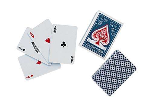 Alex Cramer The Perfect Traveler Classic Domino Set with Leather-Look Travel Case and a Deck of Miniature Playing Cards (Domino Set) 3