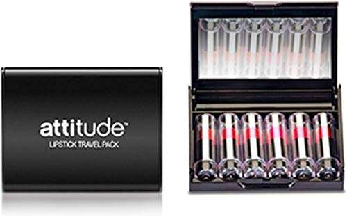 Amway Attitude Lipstick Different 3 Matte and 3 Creme Shades, Matte Finish, Pack of 6 - Multicolor 4