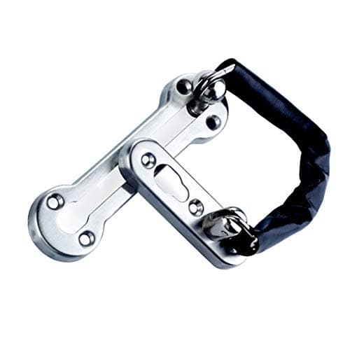 ZHAOTARPS Door Chains, BYDNBY Stainless Steel Home Door Chain Safety Chain Hotel Door Buckle Latch Bolt (Color : A) 1