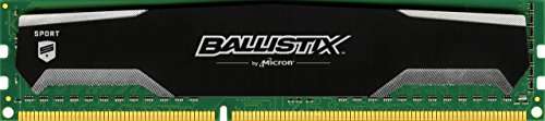 Ballistix Sport 4GB Single DDR3 1600 MT/s (PC3-12800) UDIMM 240-Pin Memory - BLS4G3D1609DS1S00 1