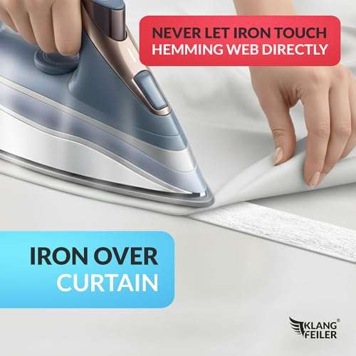 Klangfeiler® Iron on Hemming Web - 0.75 INCH x 32 Yards - Extra Strong - Iron Required 3
