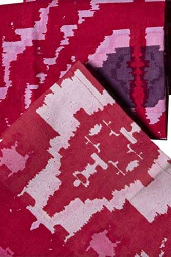 CONTRAST LIVING Khagesara Hand Block Printed Kitchen Towel/Dish Towel/Hand Towel Multi Color Set of 3 Pcs 6