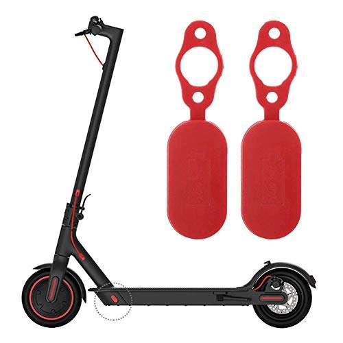 2PCS Electric Scooter Charging Port Cover Red Charging Port Cover Accessory Fit for PR O Electric Scooter 2