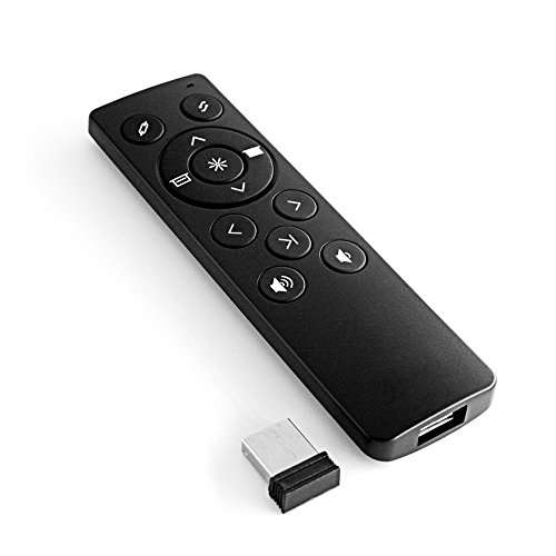 Miritz 2.4GHz Wireless Presenter, USB Control PowerPoint PPT, Remote Control Clicker for Multi Media Devices, Projector, PC, Television,Tablet ect 4