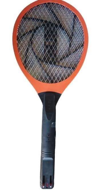 Heavy Duty Mosquito Racket Rechargeable Mosquito Swatter , ( Orange and Black) , Pack of 3 1