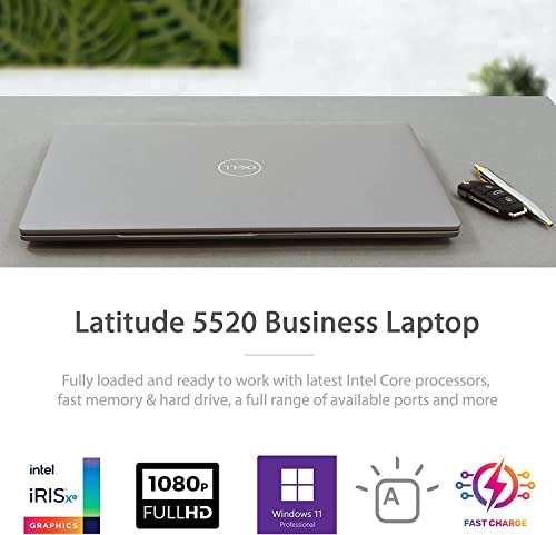 DELL Latitude 5520 Business Laptop, 15.6" FHD Display, Intel Core i5-1145G7 vPRO, 32GB DDR4 RAM, 1TB SSD, IR Camera, HDMI, Backlit Keyboard, Wi-Fi 6, RJ-45, Thunderbolt 4, Windows 11 Pro 2