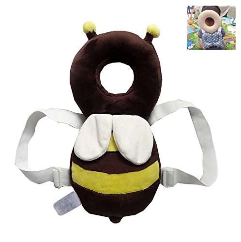 Futaba Baby Headrest Wings Drop Resistance Learn Walking Pillow - Brown 6