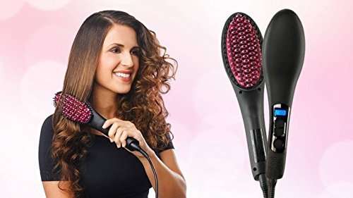 CR Enterprise® Digital Simply Brush Magic Hair Straightener 2
