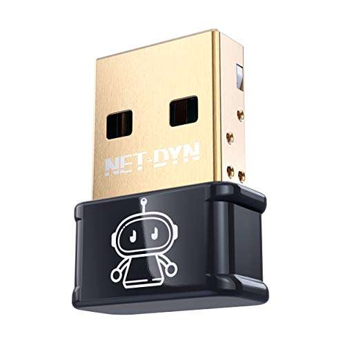Dual Band N600 Wireless Internet USB Adapter WiFi 5GHz + 2.4GHz (300/300Mbps) - PC + Mac by NET-DYN