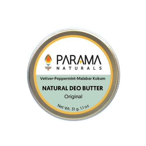 Parama Naturals Natural Deo Butter 31g |aluminium free deodorant| for sensitive skin| all day long odor protection| for women and men| 1