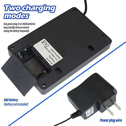 AURGOD Shipping Scale, 400lbs/180kg Heavy Duty Digital Postal Scale, Portable Stainless Steel LCD Display Platform Scale for Shipping W/ 12" X 10" Platform 5