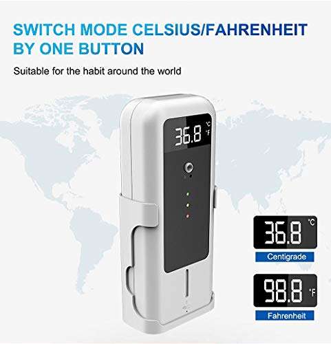 Automatic Infrared Thermometer with Hands-Free-Sanitizer – Advanced Technology – Automatic and Convenient Mechanism – Diagram Included – Power Saving – for Personal and Commercial Use 2