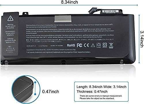 A1278 A1322 Battery Compatible with MacBook Pro 13 inch Mid 2012 2010 2009 Early Late 2011 MD313LL/A MC374ll/A MD101LL/A MB990LL/A MC724LL/A MD314LL/A MC700LL/A MD102LL/A 661-5557 020-6765-A 2