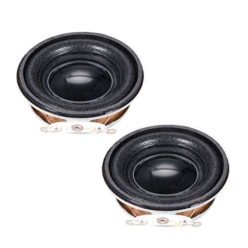 uxcell 3W 4 Ohm DIY Speaker 40mm Round Shape Replacement Loudspeaker 2pcs 1