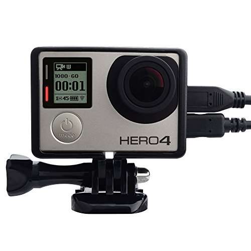 Haoyou Frame Mount with Protective Lens Cover Apply to GoPro Hero4 Hero3+ Hero3 4