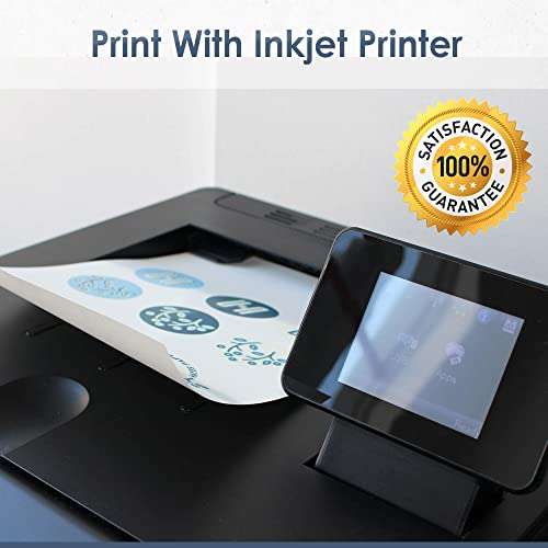 Hayes Paper, Waterslide Decal Paper Inkjet White 20 Sheets Premium Water Slide Transfer Paper, Bright White, A4 Size, 8.25 x 11.7 Inch 6