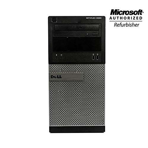 Dell Optiplex 3020 Tower PC Desktop Computer - Quad Core Intel i7 4770 3.4 GHz, 8GB RAM, 256GB SSD, DVD-ROM Drive, Keyboard, Mouse, WiFi, Windows 10 Home (Renewed) 2