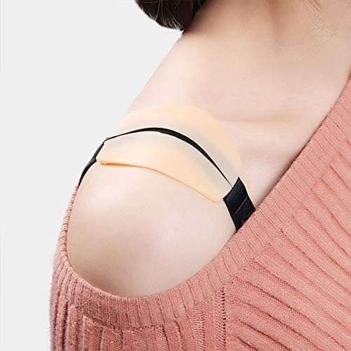 Gra8 Silicone Non-Slip Soft Relief Bra Protector Bra Strap Cushions Holder Non-Slip Comfort Shoulder Pads Women's (1 Pair) (Multicolor) 6