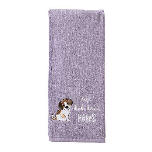 SKL Home by Saturday Knight Ltd. My Kids Hand Towel (2-Pack), Purple 2