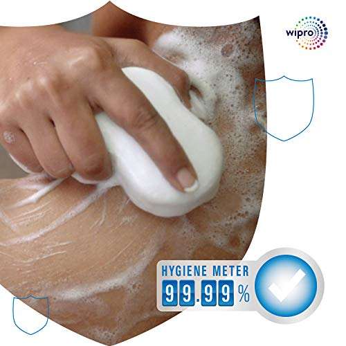 Hygienix Germ Protection Soap by Wipro, 125g(Buy 4 Get 1 Free) 3