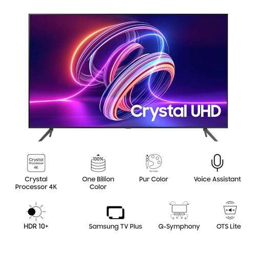 Samsung 163 cm (65 Inches) Crystal Vision 4K Ultra HD Smart LED TV UA65CUE70AKLXL (Titan Gray) 2