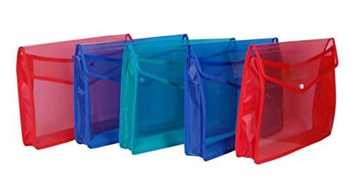 Magpie Collections Flexi Document Case File Folder Set of 5 Assorted Color 1