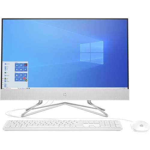 HP 24-df0170 All-in-One FHD Touchscreen Desktop Intel Core i5-1035G1 1.0GHz 12GB DDR4 512GB SSD DVDRW WLAN BT Windows 10 Home (Renewed) 1