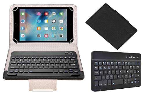 Acm Wireless Bluetooth Keyboard Case Compatible with Apple Ipad Mini 4 7.9 Inch Tablet Flip Cover Stand Study Gaming Black 1