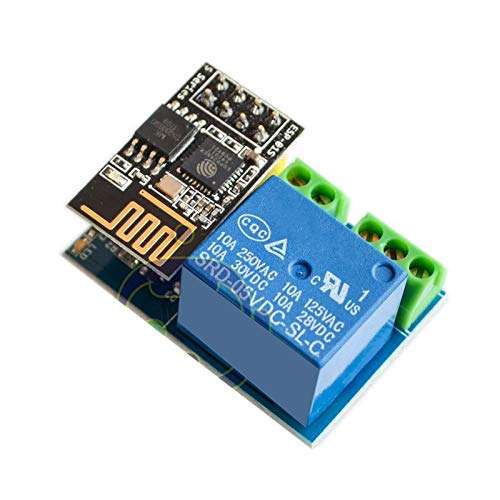 DEVMO ESP8266 ESP-01S Wireless WiFi Transceiver Relay Module Compatible with Ar-duino Smart Home Remote Control Unlock Set 1