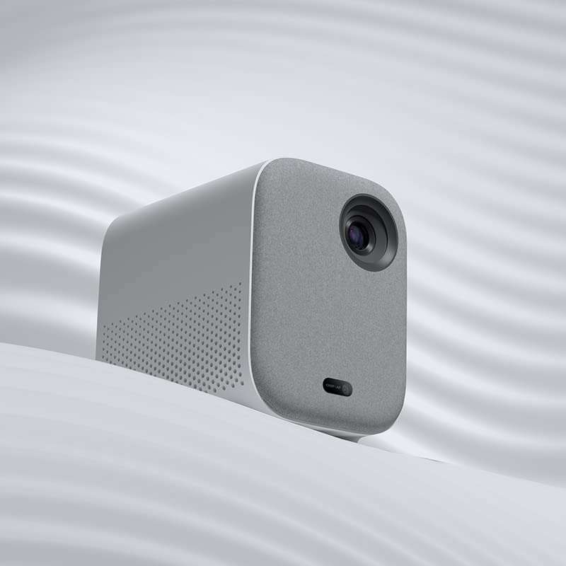 Xiaomi Mi Smart Home Compact Projector, Android TV Compatible with Remote Control, Screen Size 60"-120", 1080P Full HD, HDR10 Decoding, 500 ANSI Lumen, with Dolby Audio Decoding 5