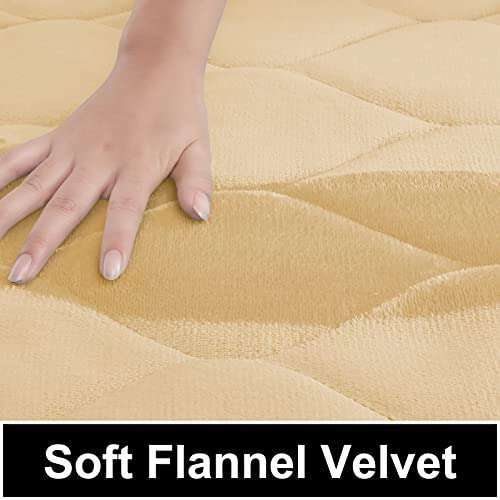 Colorxy Memory Foam Bathroom Rugs - Water Absorbent, Super Soft Non-Slip Bath Mat, Washable Ogee Design Bathroom Mat Set of 3, Small/Large/Contour, Black 4