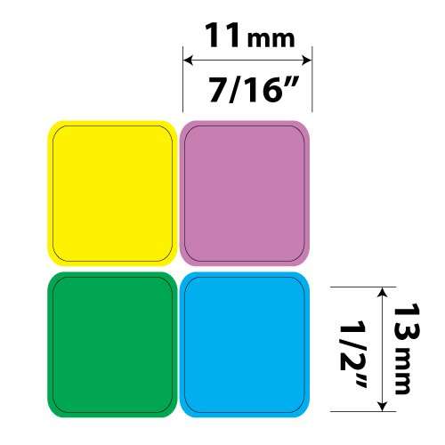 Learning English UK Colored PC Keyboard Decals for Desktop, Laptop and Notebook 4